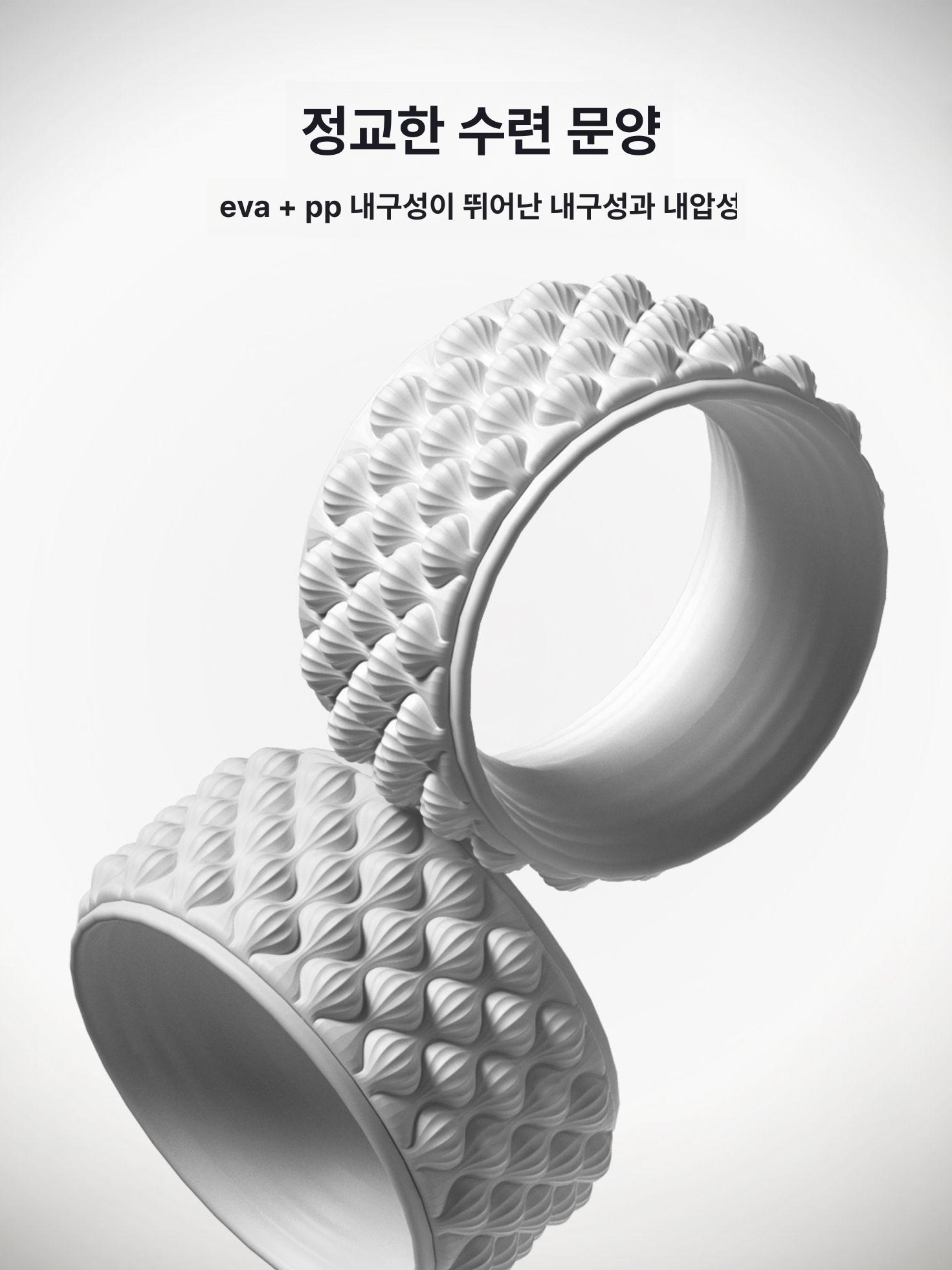마사지 휠 어깨 장비 피트니스 필라테스 롤러 근육 가정용 요가링 다리 기구 초보자용 - 상세 이미지 5