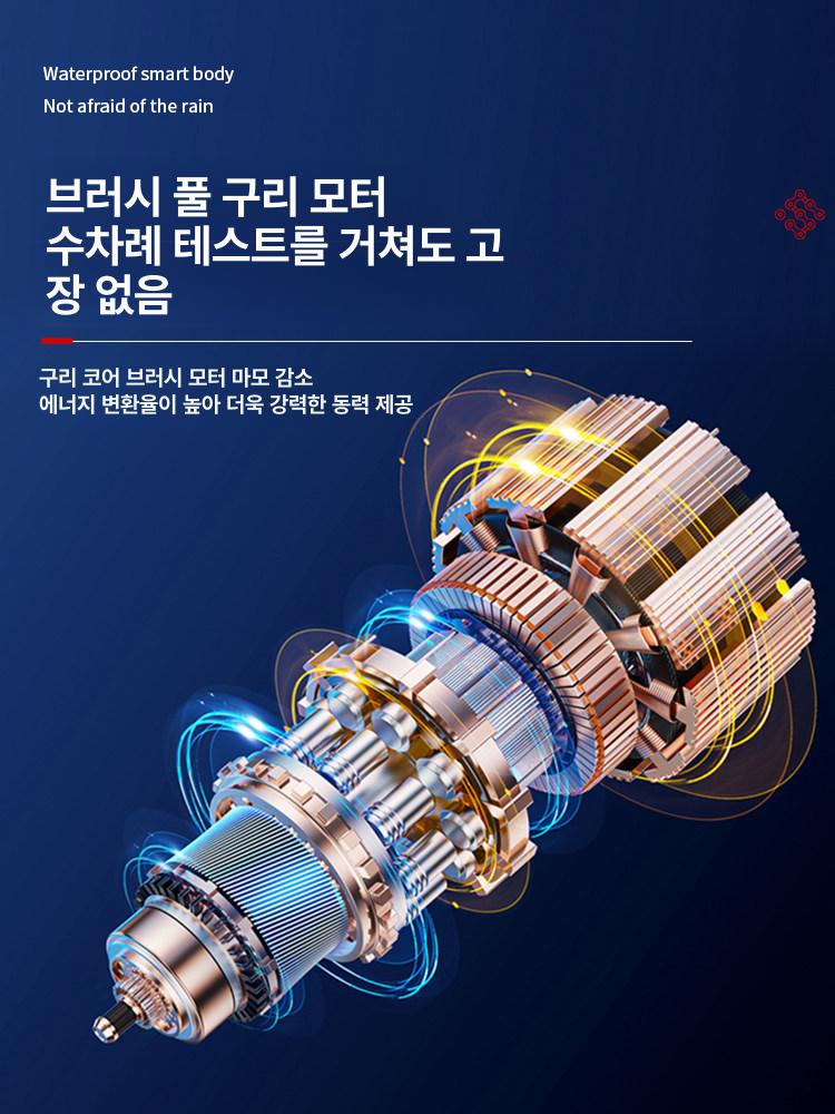 충전 체인톱 무선 전기톱 목재 벌목 미니 전동톱 기계톱 컷팅 - 상세 이미지 5