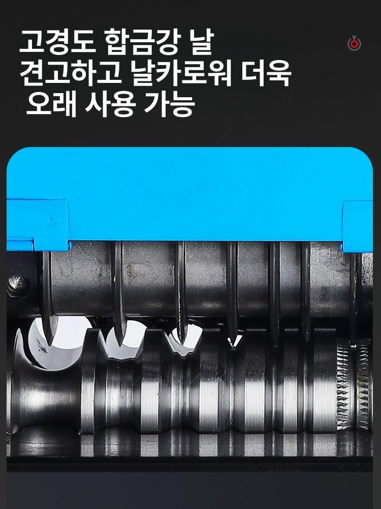 전선 벗김기 폐선 자동 절단 피복 제거 탁상형 소형 기계 도구 이미지 6