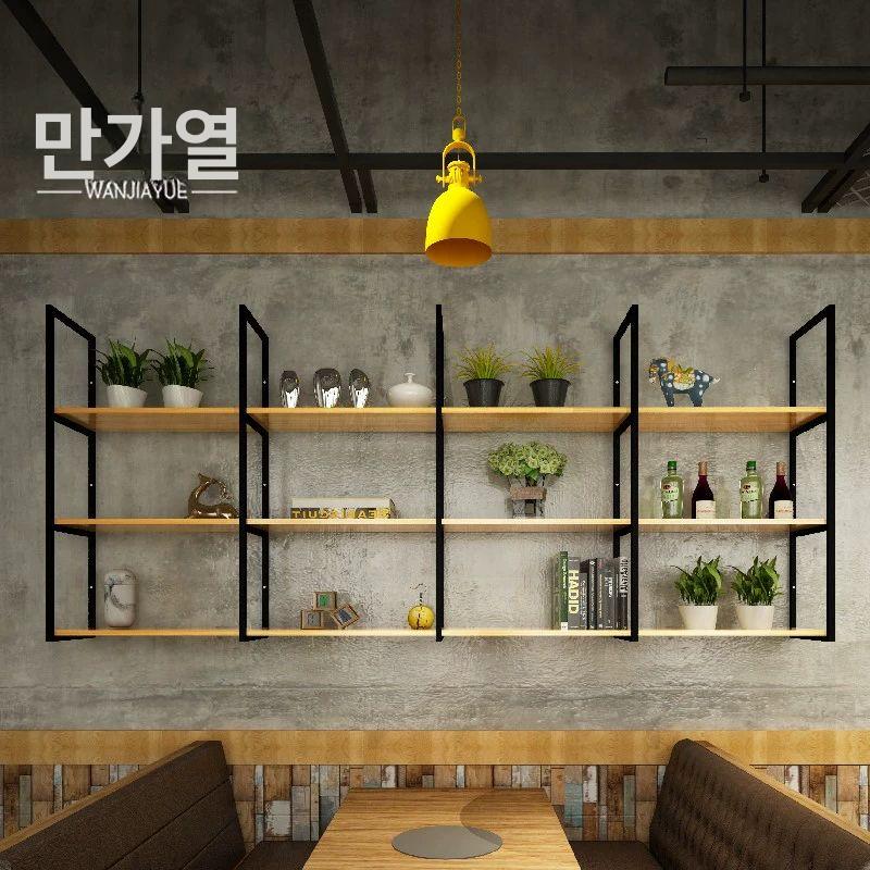 거실 벽선반장 수납장 랙 원목선반장 책장 모던 벽걸이 디자인 다용도선반 진열 모듈 - 상세 이미지 4