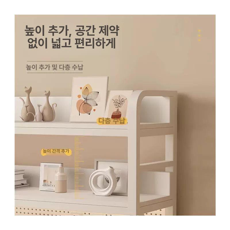 책상용책장 스탠드책꽂이 책상위선반 - 상세 이미지 5
