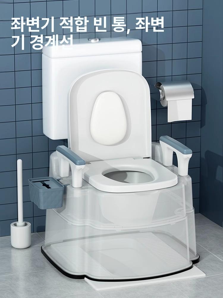 화장실 이동식변기 간이 환자용 변기 노인용 환자용변기 환자 좌변기 어르신 요강 - 상세 이미지 4