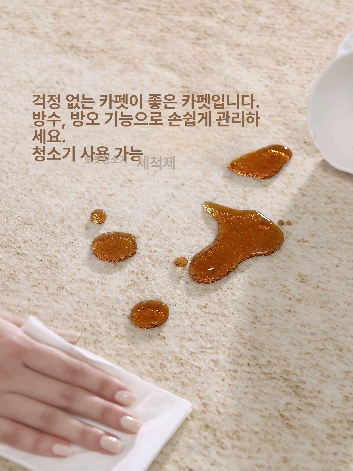 파리풍 대형 거실용 러그 침실 카펫 소파 밑 바닥재 사무실 인테리어 매트 - 상세 이미지 3