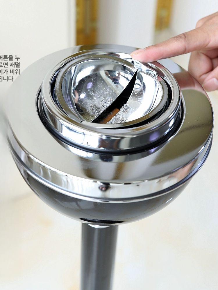 업소용 야외 재떨이 스탠드 흡연장 공원 흡연실 대용량 꽁초 수거함 실외용 - 상세 이미지 4
