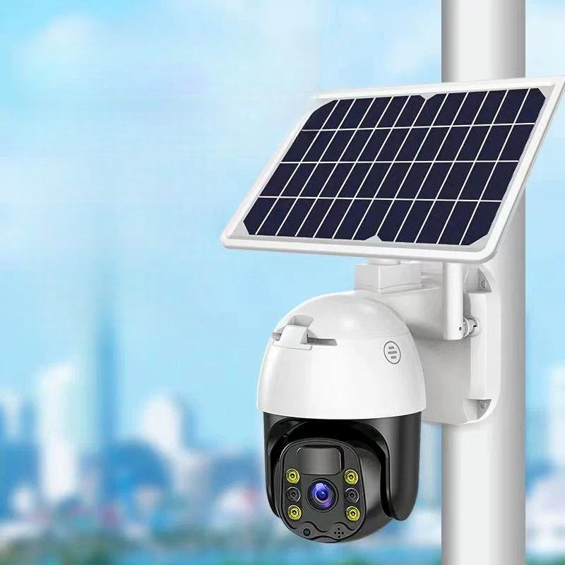 야간 농막cctv 창고 씨씨티비 태양광충전 방범 고화질 전기없는 농장감시카메라 - 상품 이미지