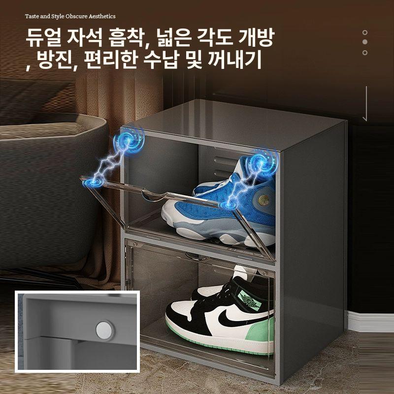 진열장 운동화 매대 보관 쇼케이스 정리대 전시대 정리함 신발박스 선반 수납함 - 상세 이미지 3