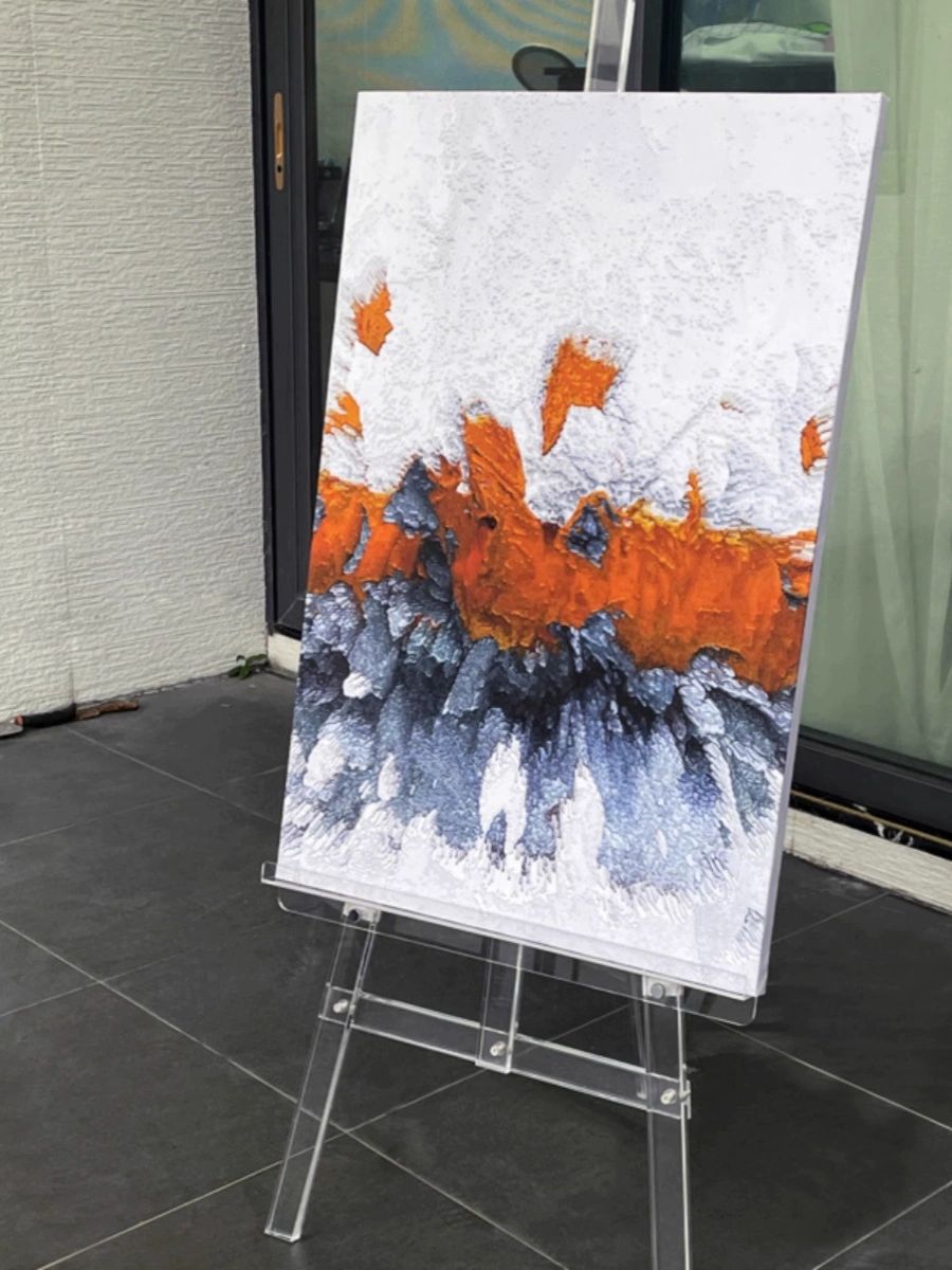 스탠드 아크릴투명이젤 전시 액자 파티 오피스 태블릿 전시할 홀더 미니 수 이젤 플라스틱 - 상세 이미지 3