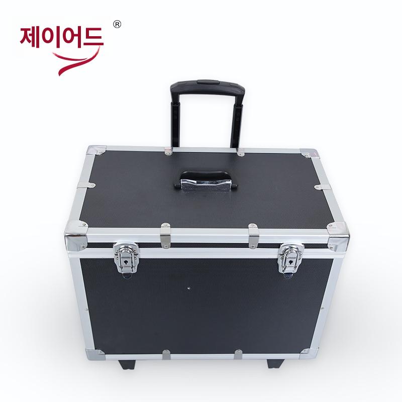 알루미늄 대형하드케이스 상자 공구함 다용도 보관 운반 캐리어 출장 하드커버 수납 - 상세 이미지 4