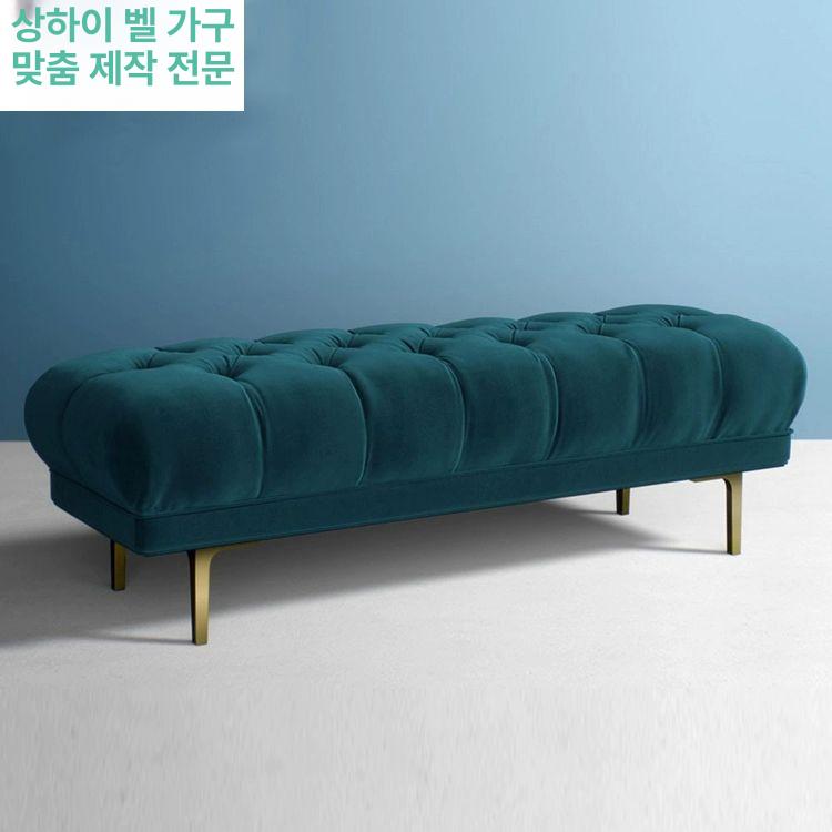 대기실 벤치 벨벳 로비 인테리어 사무실 벤치의자 긴의자 의자 휴게실 현관 좌석 등받이없는 - 상세 이미지 4