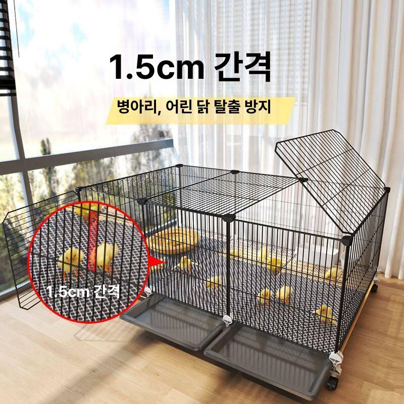 항온 사육장 미니 병아리집 케이지 조류 인큐베이터 키우기 병아리육추기 닭장 사육통 - 상세 이미지 3