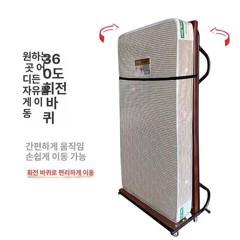 엑스트라 베드 간이 간편 보조 게스트 접이식 간의 객실 매트리스 접는침대 프레임 - 상세 이미지 3