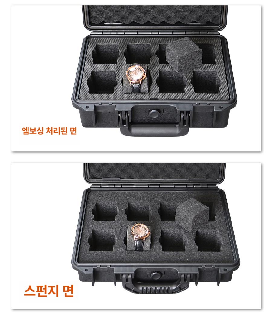 손목시계 정리함 휴대용 보관 거치대 방습 보호 케이스 수납 정렬함 - 상세 이미지 5