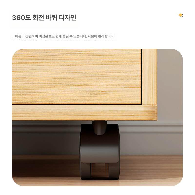 책상서랍 사무실서랍장 데스크 수납 책상보조 정리대 캐비넷 사무용서랍장 틈새 - 상세 이미지 3