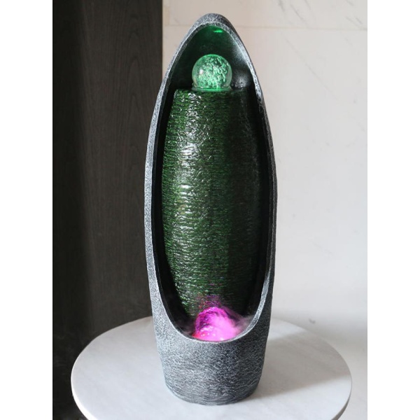 고급 미니 사무실 거실 풍수 수중모터 장식품 분수 80866 무분무 105cmx30cmx30cm - 상세 이미지 4