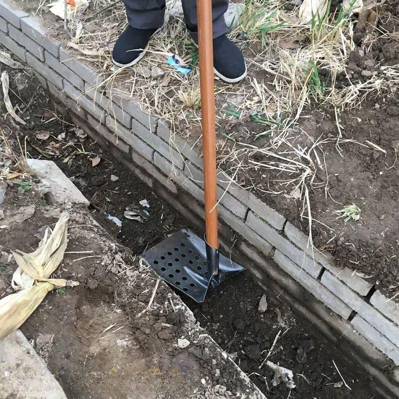 하수구 배수로삽 정화조 도구 사각형 도랑 장마 오물제거 이물질 고랑 배수로청소삽 - 상세 이미지 2