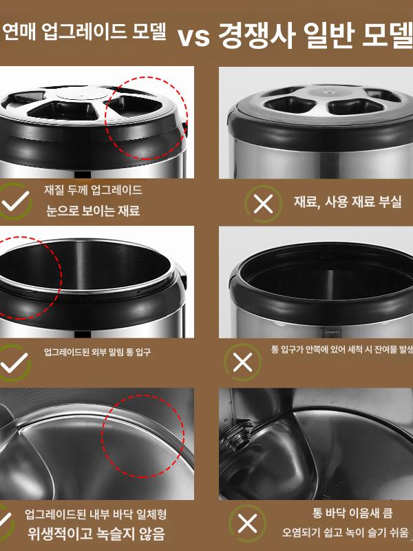 냉면 육수통 냉수 소형 슬러쉬 슬러시 업소용 보온 차가운 기계 - 상세 이미지 2