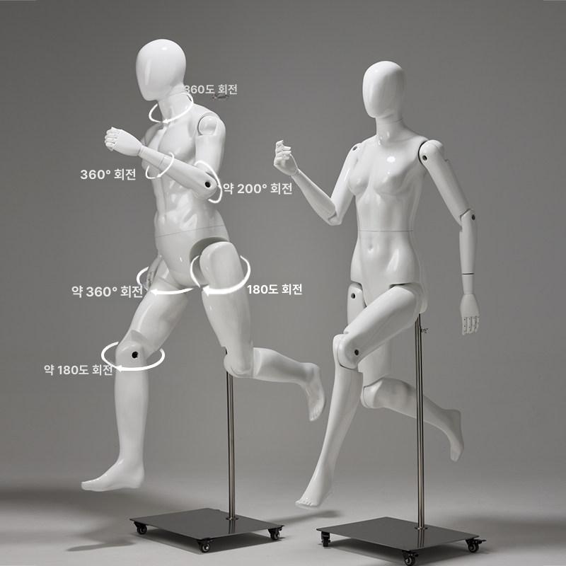 진열 구체관절마네킹 여성 전시 디피 성인 남자 바디 인체모형 전신마네킹 포즈 이미지 6