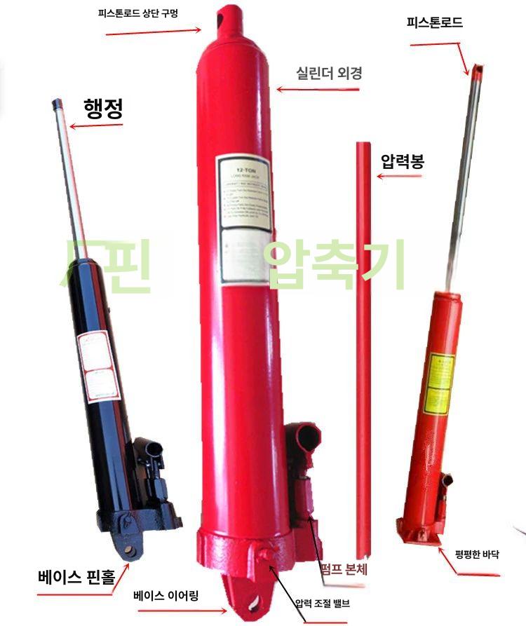 펌프 유압실린더 소형 피스톤로드 공구 산업용 양방향 스트로크 공업용 플랜지 밸브 - 상세 이미지 3