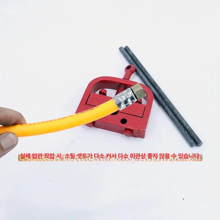 농약 압착기 기계 수도관 본체만 유압식 슬리브 전용 파이프 클램프 강관 튜브압착 - 상세 이미지 3