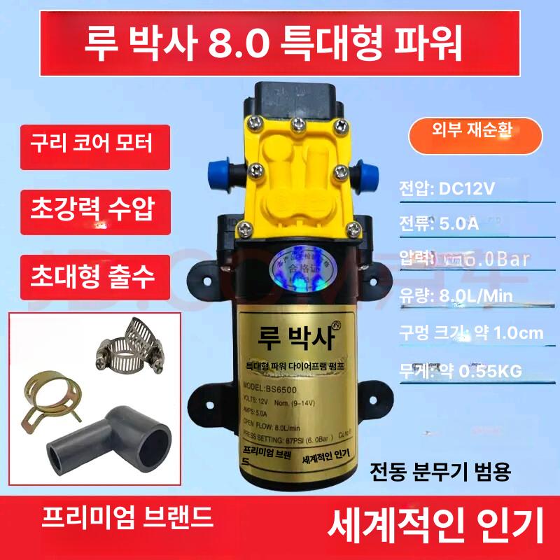 농업용 듀얼펌프 모터 방역 살수기 농약 분사기 전기분무기 고압펌프 다이어프램 - 상세 이미지 4
