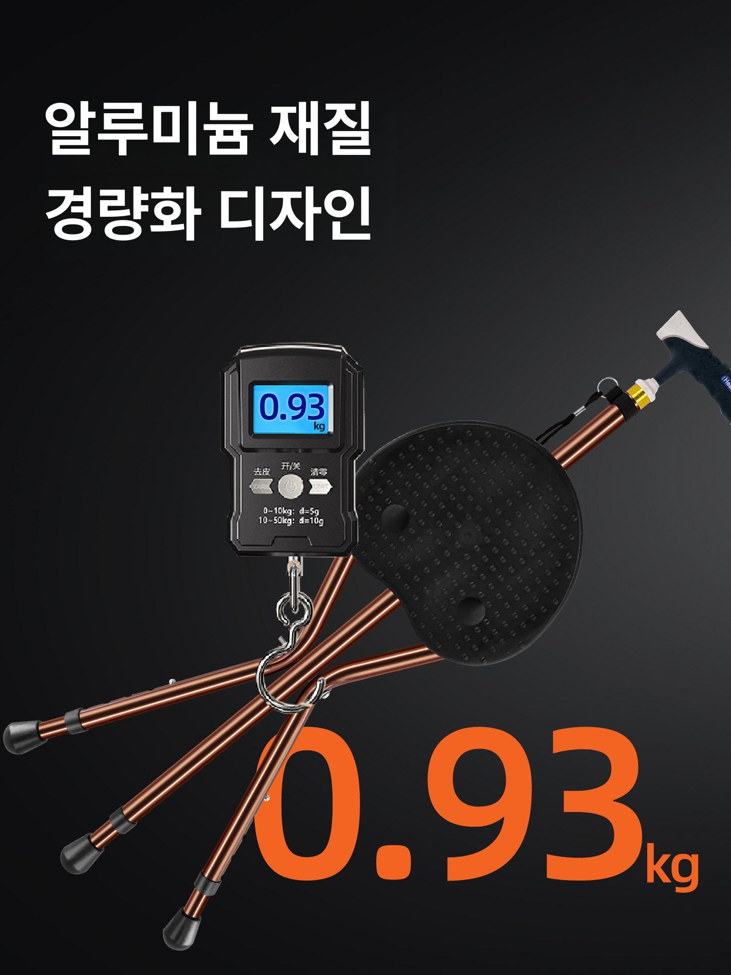 노인용 지팡이의자 안전 레스트 다리 피로 회복 휴게용 보조 의자 지지대 - 상세 이미지 4