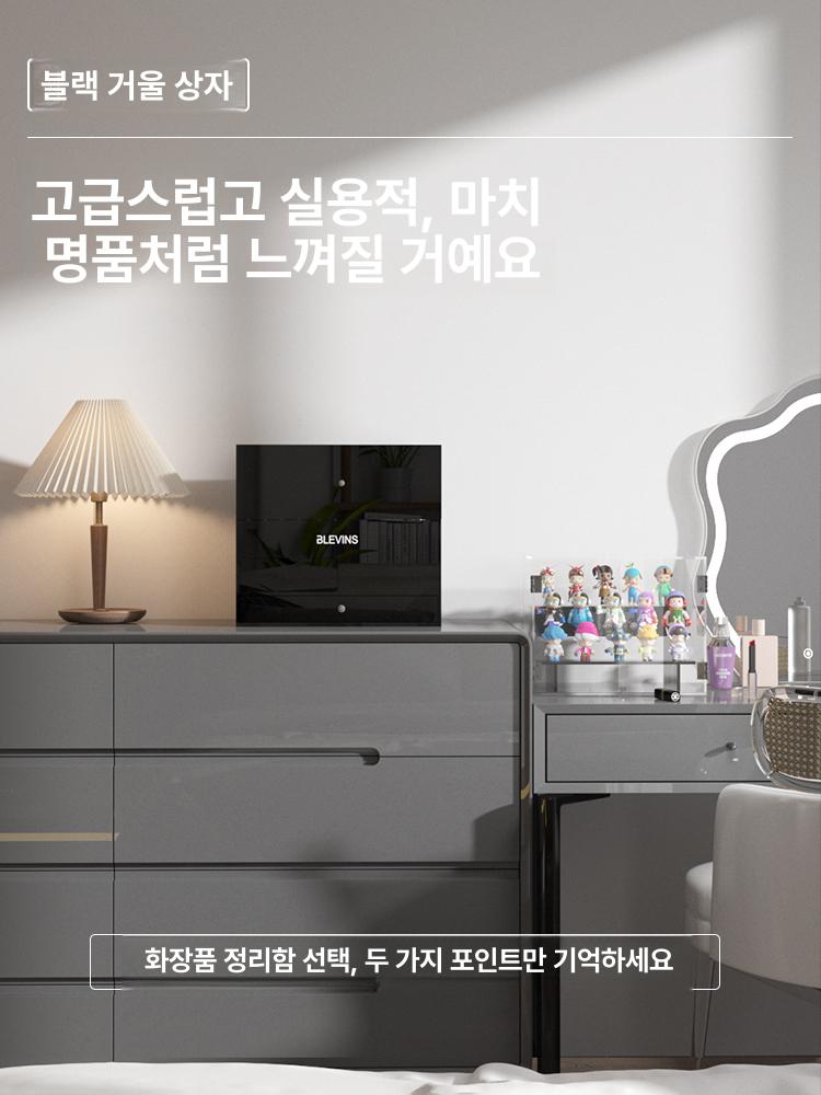 아크릴 화장품 정리함 보관함 수납함 향수 뚜껑있는 립스틱보관함 아크릴화장품정리함 선반 - 상세 이미지 2