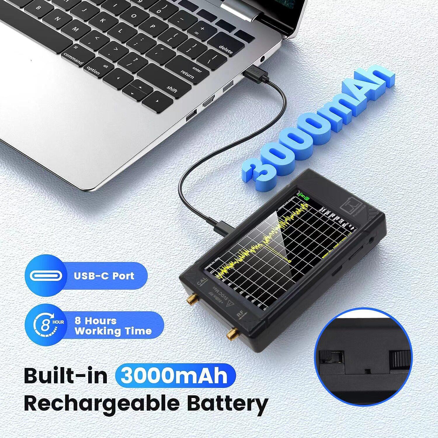 휴대용 스펙트럼분석기 신호 디지털 주파수측정기 테스트 분광 감지 범위 - 상세 이미지 3