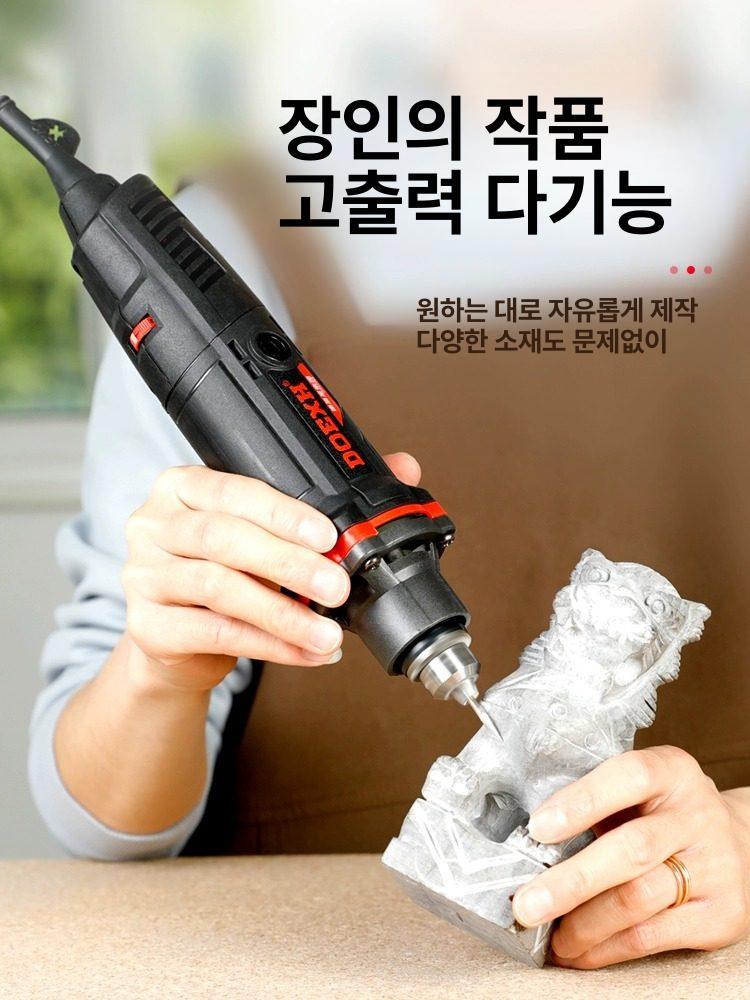 나무 그라인더 유선 공장 드릴 목공 자르기 전기 면치기 충전식 세트 소형 핸드 나무판 - 상세 이미지 5