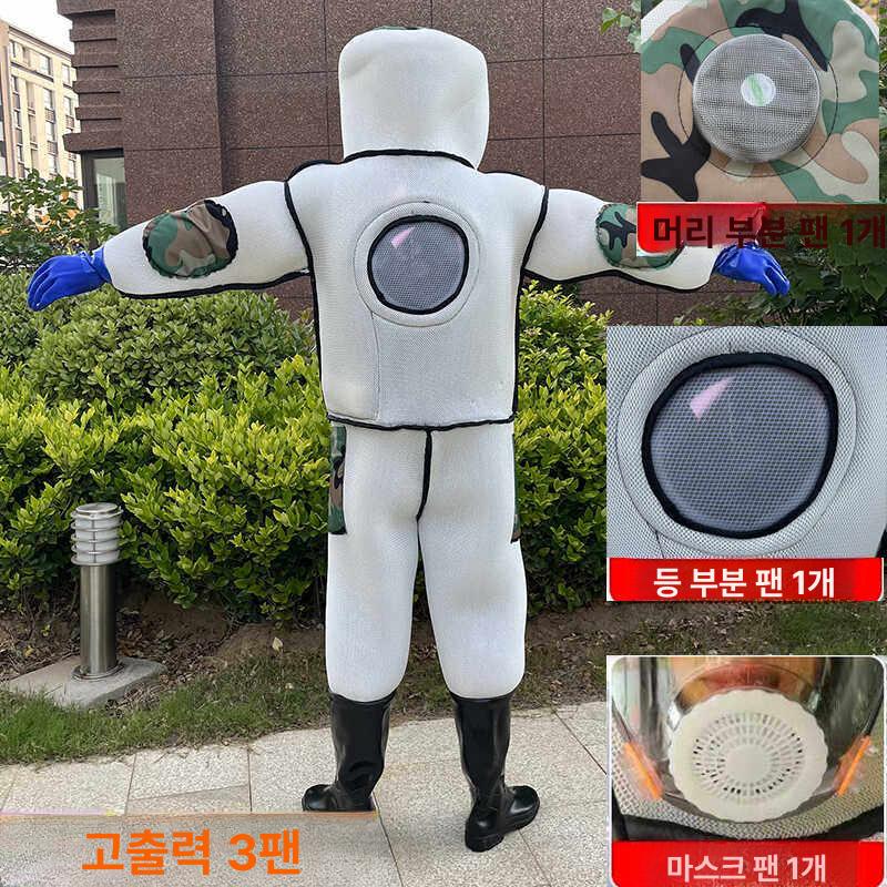 안전복 말벌방충복 작업슈트 이중층 수트 벌옷 방호복 통기성 전신슈트 모기장옷 - 상세 이미지 4