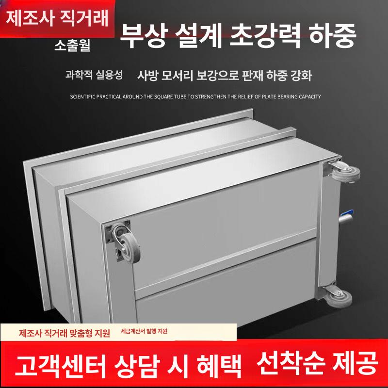 스테인레스 이동식트롤리 슬림 바퀴달린 주방 다용도 정리대 틈새선반 틈새트롤리 - 상세 이미지 2