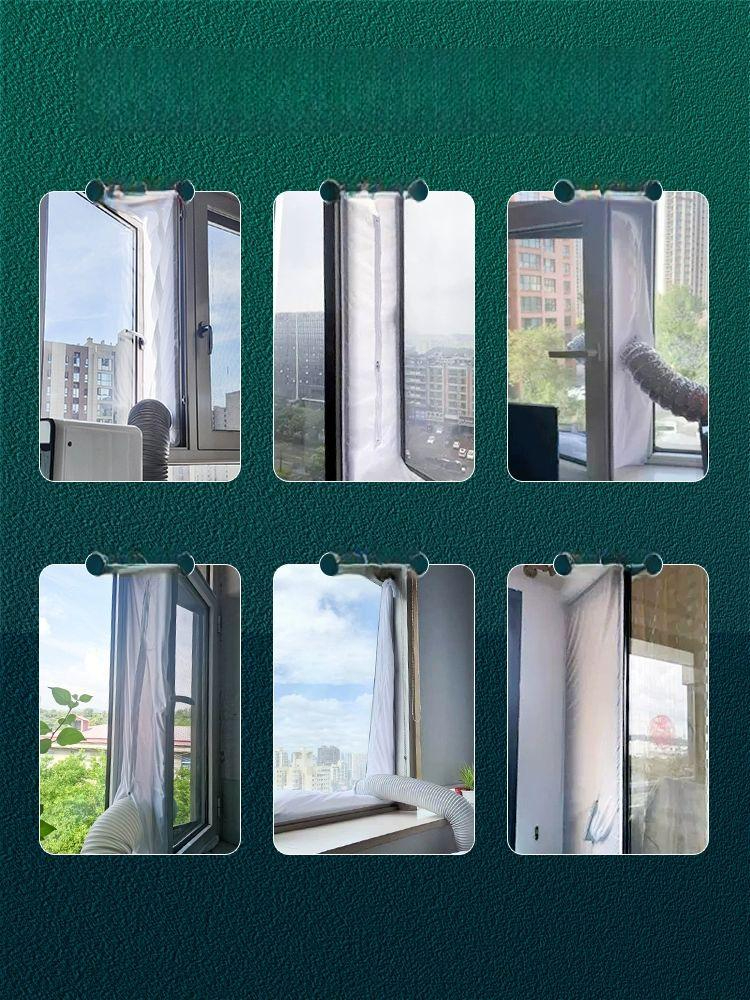 창문형 환기팬 창틀 에어컨 덕트환풍기 욕실 배기팬 방판 주방 세트 - 상세 이미지 3