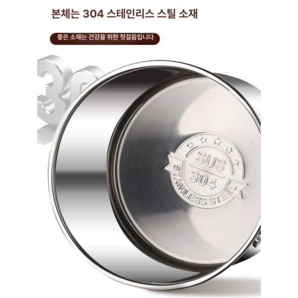 프리미엄 냄비 튀김 치킨 핫도그 기름 치킨텐더 집게 가정용 304L 등급 오일팟+튀김바구니+음식집게 13cm - 상세 이미지 3