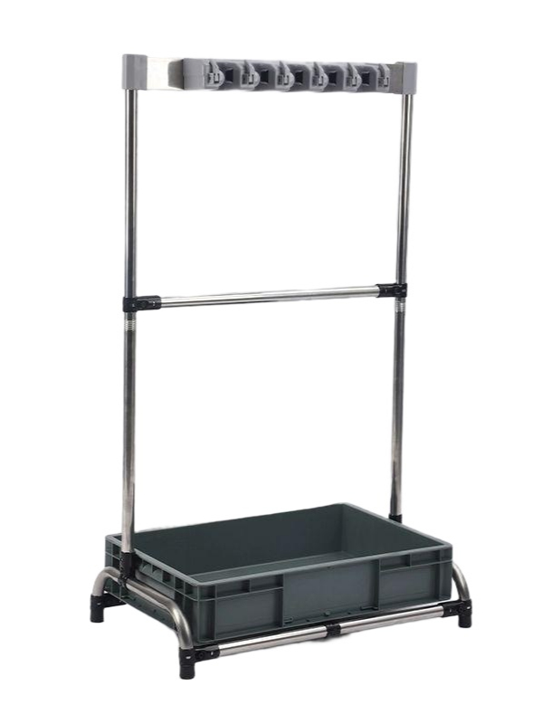 이동식 화장실청소도구함 학교 걸이대 밀대걸이 청소함 건조대 걸레걸이 용구함 수납 - 상품 이미지