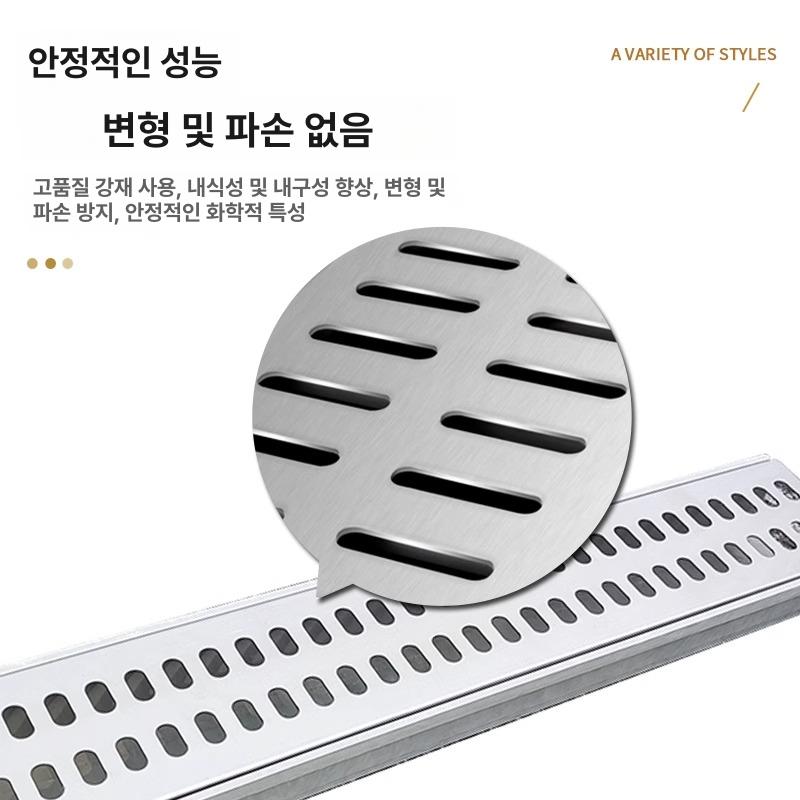 도랑 u형배수로 빗물받이 측구수로관 덮개 커버 우수관 하수구 공사용 하수관 폭 철망 - 상세 이미지 4