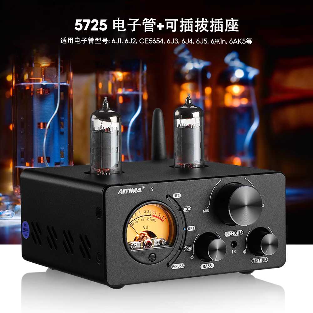 진공관 오디오 0 스피커 usb 밸브 t9 튜브 스테레오 엠프 헤드폰 프리앰프 파워 - 상세 이미지 5