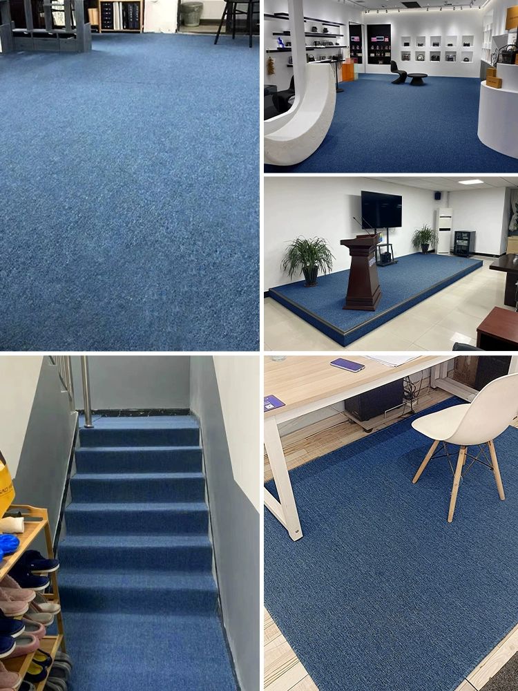 카펫 초대형카페트 북유럽 단모 심플 잔디러그 사각 스튜디오 장모 커피색 럭셔리 - 상세 이미지 3