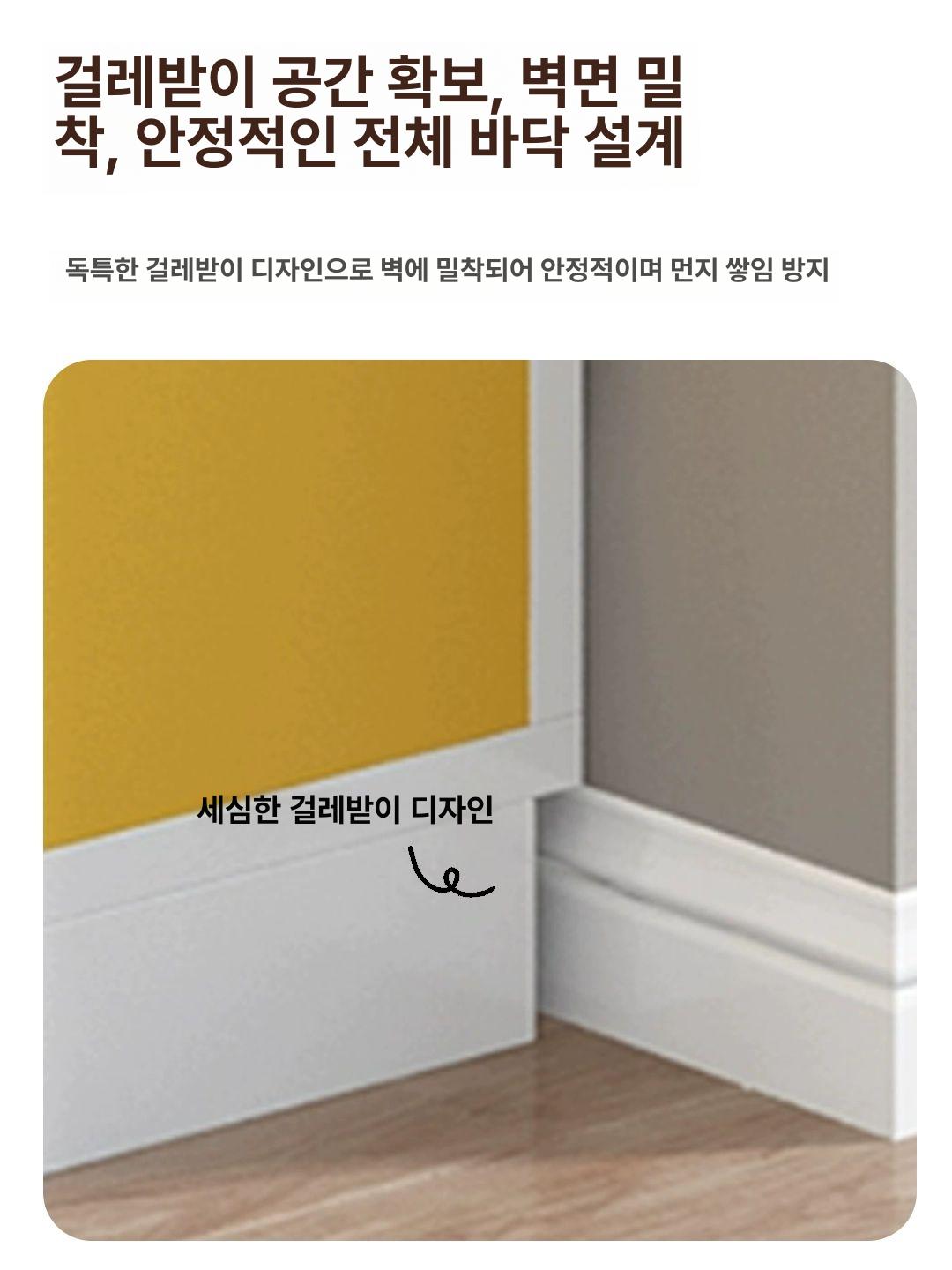 거실 틈새코너책장 인테리어 도서랙 공간활용 코너장 코너형 웜화이트 북선반 수납함 - 상세 이미지 2