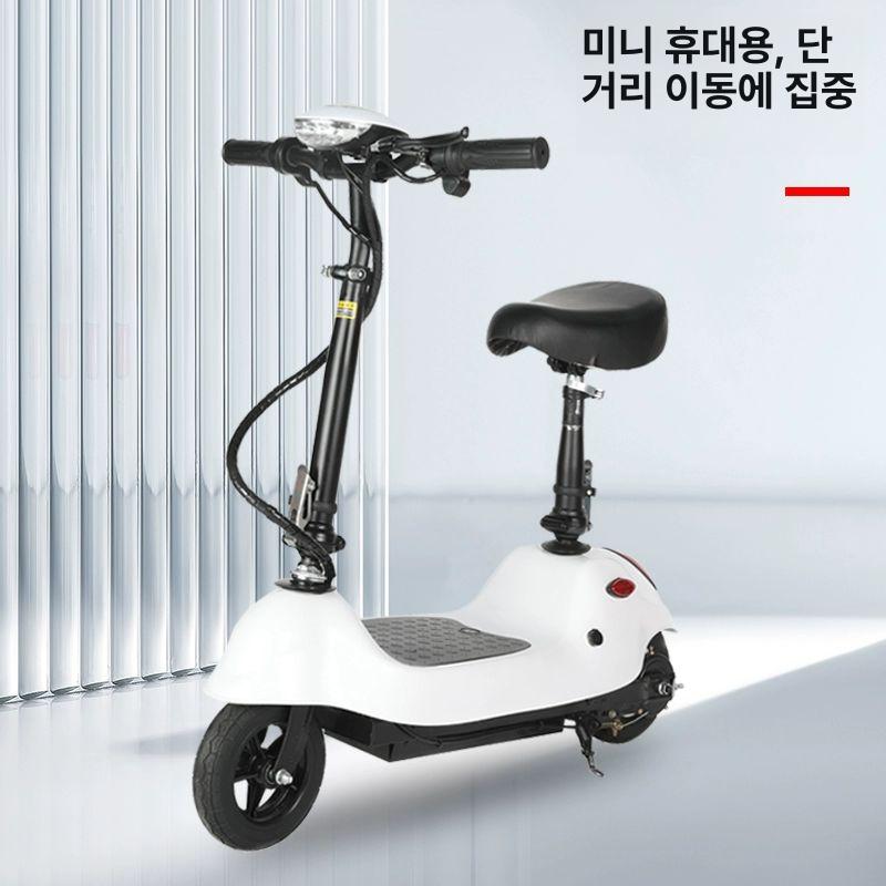 스쿠터 좌식전동킥보드 성인 어른 전기 안장 이륜 리튬배터리 앉아서타는전동킥보드 - 상세 이미지 2