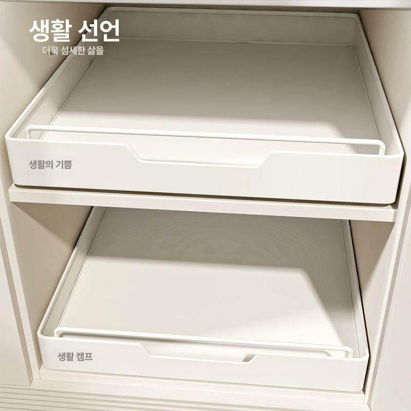 싱크대 서랍 양념통 조미료 정리대 주방 슬라이딩 수납함 보관 정리 수납 - 상세 이미지 2