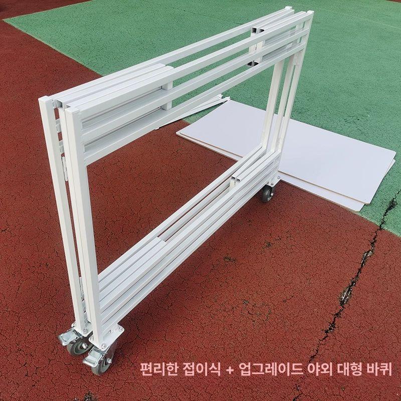 마트시식대 테이블 야외 수납 간이 가판대 진열대 판매대 시음대 팝업 부스 노점 홍보 - 상세 이미지 3