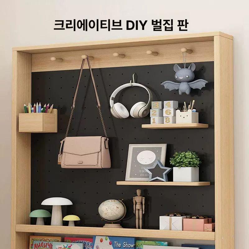 좁은공간활용 슬림 도어뒤 수납장 틈새정리 우드 오픈형 다용도 보관함 - 상세 이미지 3