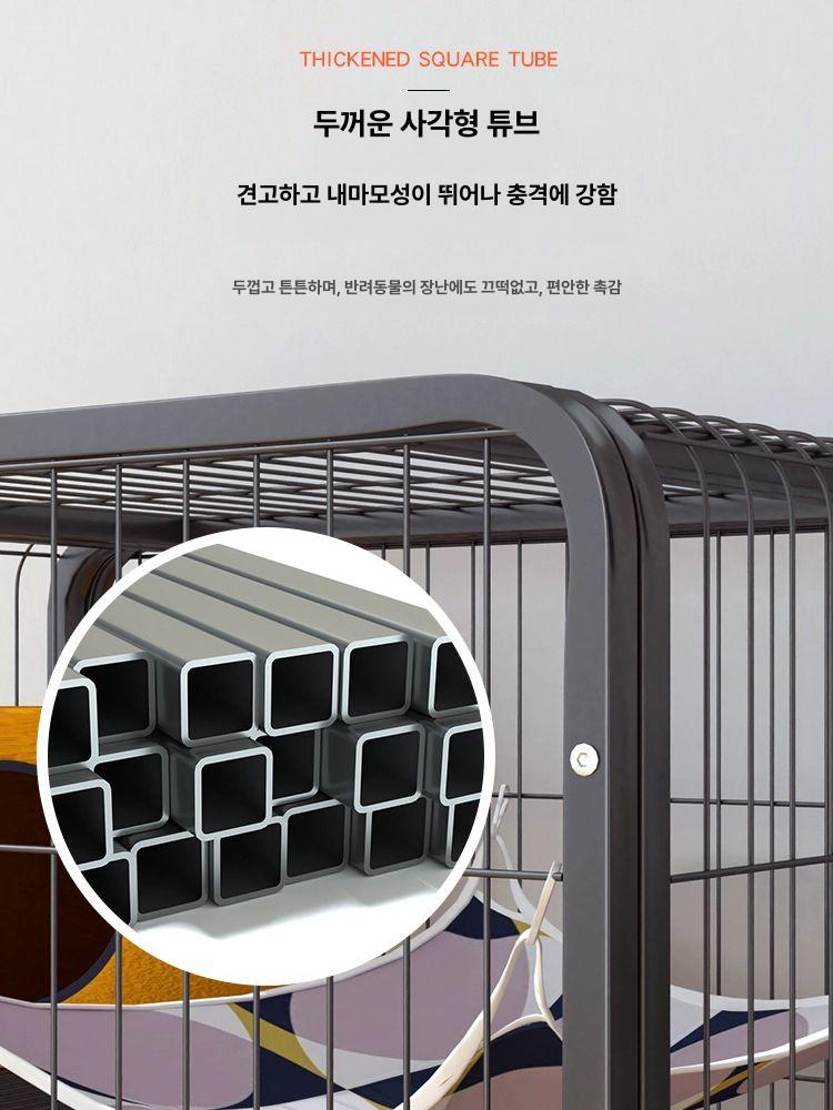 고양이 대형 하우스 캣타워 이동식 격리 공간 다층 별장형 편안한 쉼터 - 상세 이미지 2