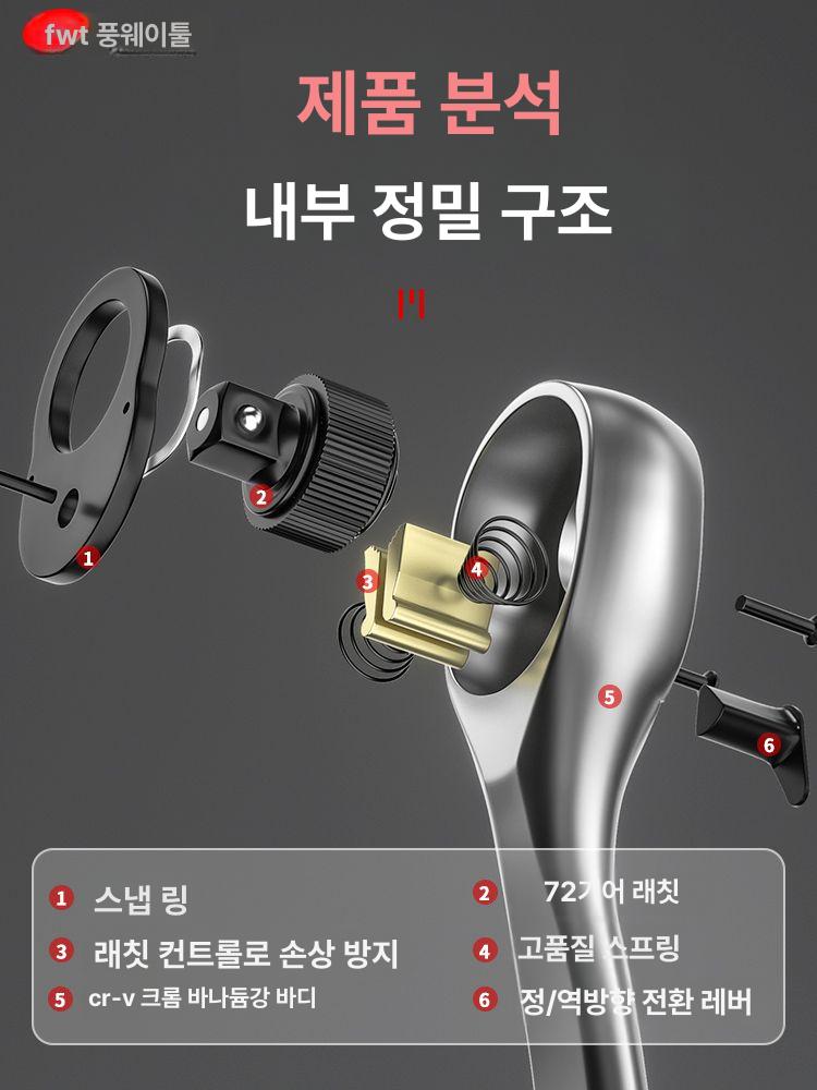 공구 풀러 타이어 탈착기 도구 범용 교체 카센터 볼트 바퀴 제거 표준형 육각 베어링 이미지 6