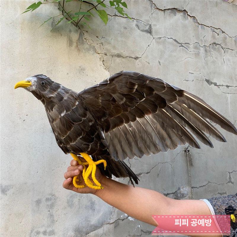 독수리 모형 새쫓기 맹금류 조류퇴치 정원장식 비둘기 참새 방제용 가짜새 해충퇴치 실내외용 - 상세 이미지 2