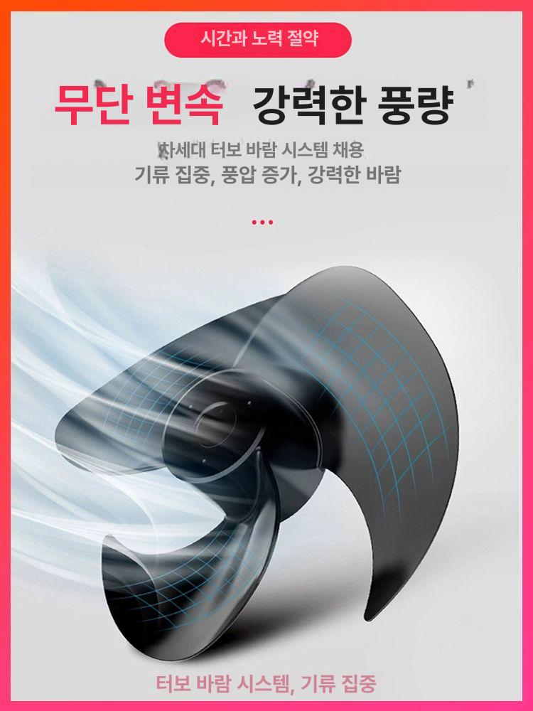 강아지드라이어 애완동물 털건조기 고속 저소음 무단속도조절 펫그루밍 전문가용 - 상세 이미지 2