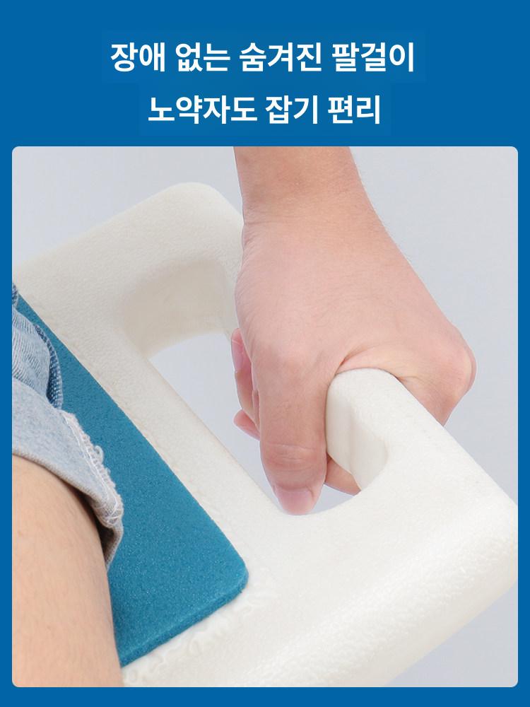 욕실 접이식샤워의자 미끄럼방지 보조 좌석 체어 접이식의자 등받이 환자 장애인 - 상세 이미지 5