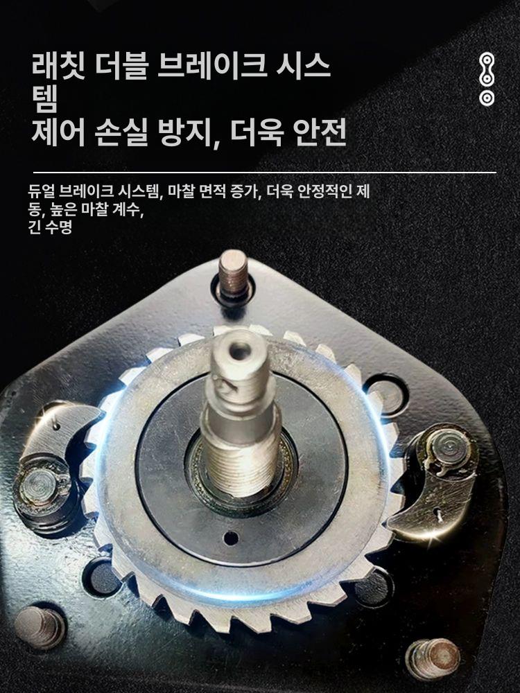 소형 호이스트 수동 레버블록 도르레 윈치 체인 전동 와이어 이중 제동 장비 - 상세 이미지 4