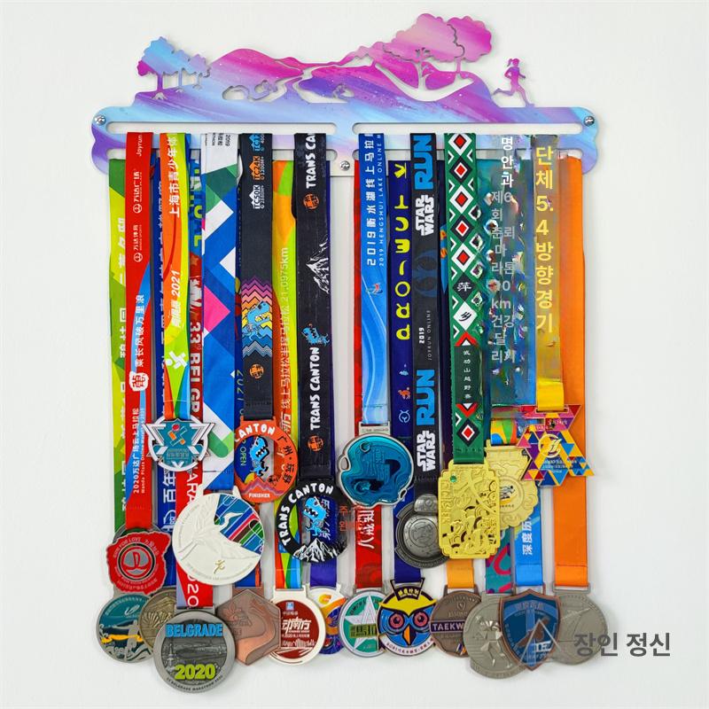 마라톤 메달걸이 거치대 벽걸이 보관대 진열 기념 홀더 장식대 전시 메달보관 - 상세 이미지 4