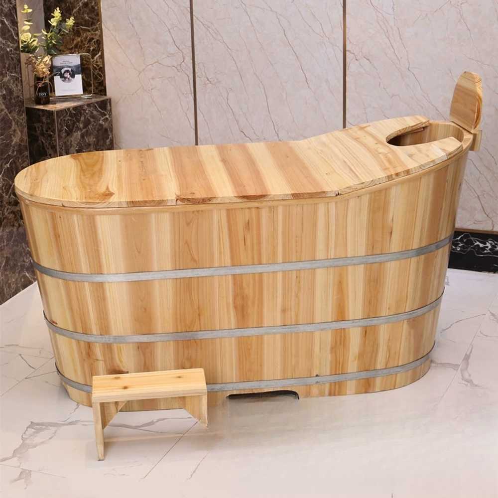 편백나무 온천 적외선반신욕기 스파 건식 간이욕조 욕탕 목욕통 찜질 세로 족욕