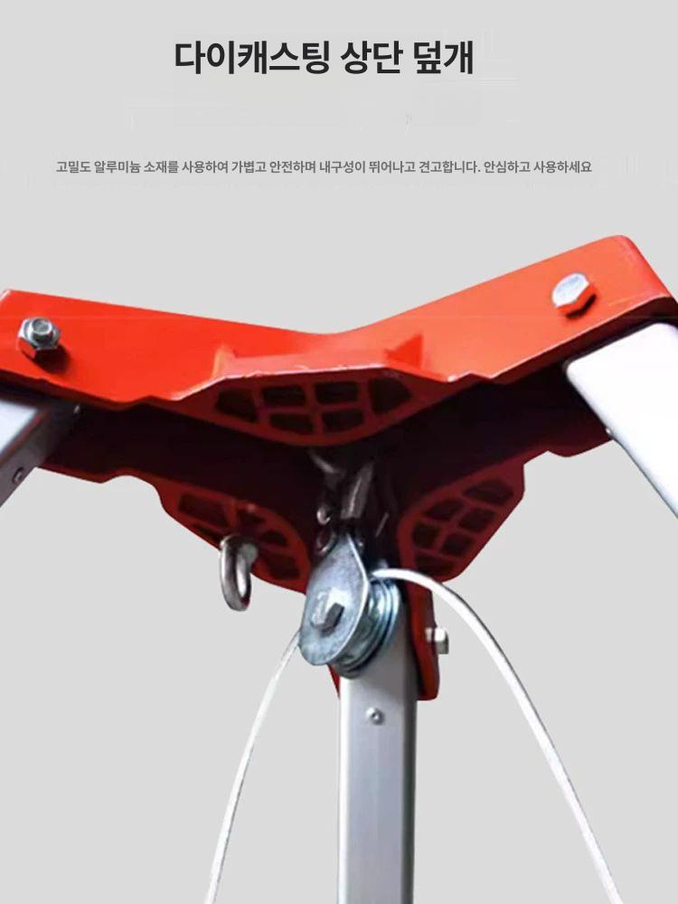맨홀 구조 안전 삼각대 도르래 윈치 호이스트 리프트 공사용 중장비 - 상세 이미지 3